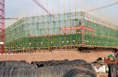 榮縣首個市民健身中心年底竣工，工程建設穩(wěn)步推進